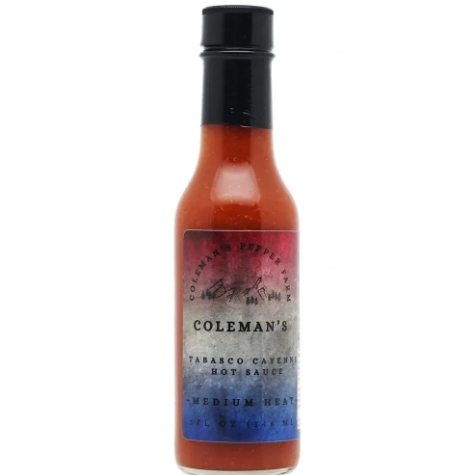 Coleman's Tabasco Cayenne Hot Sauce